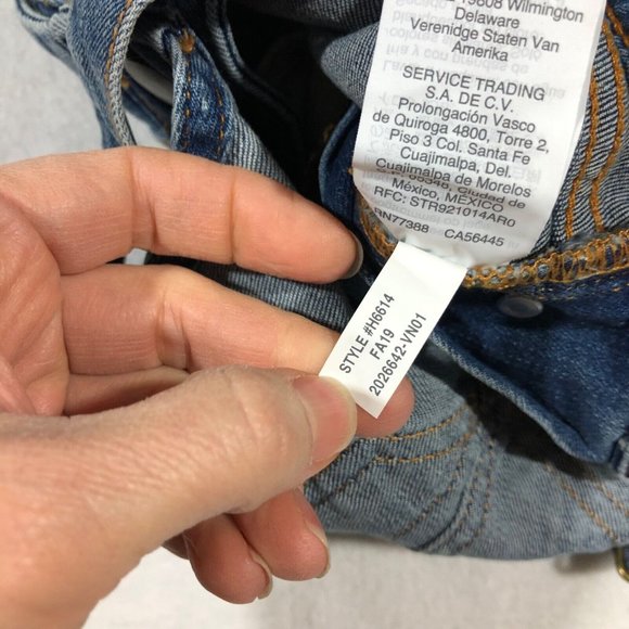 NEW J.Crew Crewcuts Girls Kids 2 Denim Jean Bib Overalls Blue #H6614 NWT $70 - Picture 9 of 9